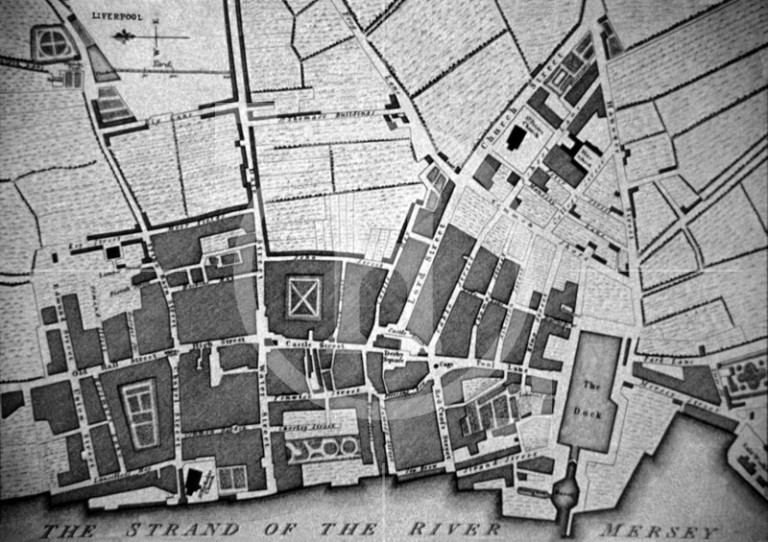 Plan of Liverpool, 1725